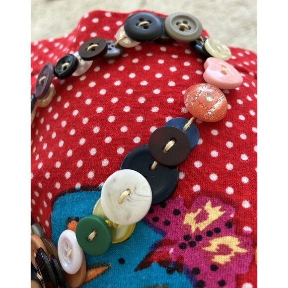 Vintage Paris Button Jewelry Necklace & Bracelet RARE Lot - Picture 8 of 9